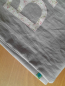 Preview: Namenskissen Detail helles taupe 40x80