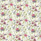 Preview: Namenskissen Stoff Westfalenstoff Florenz Schmetterlinge Wildblumen